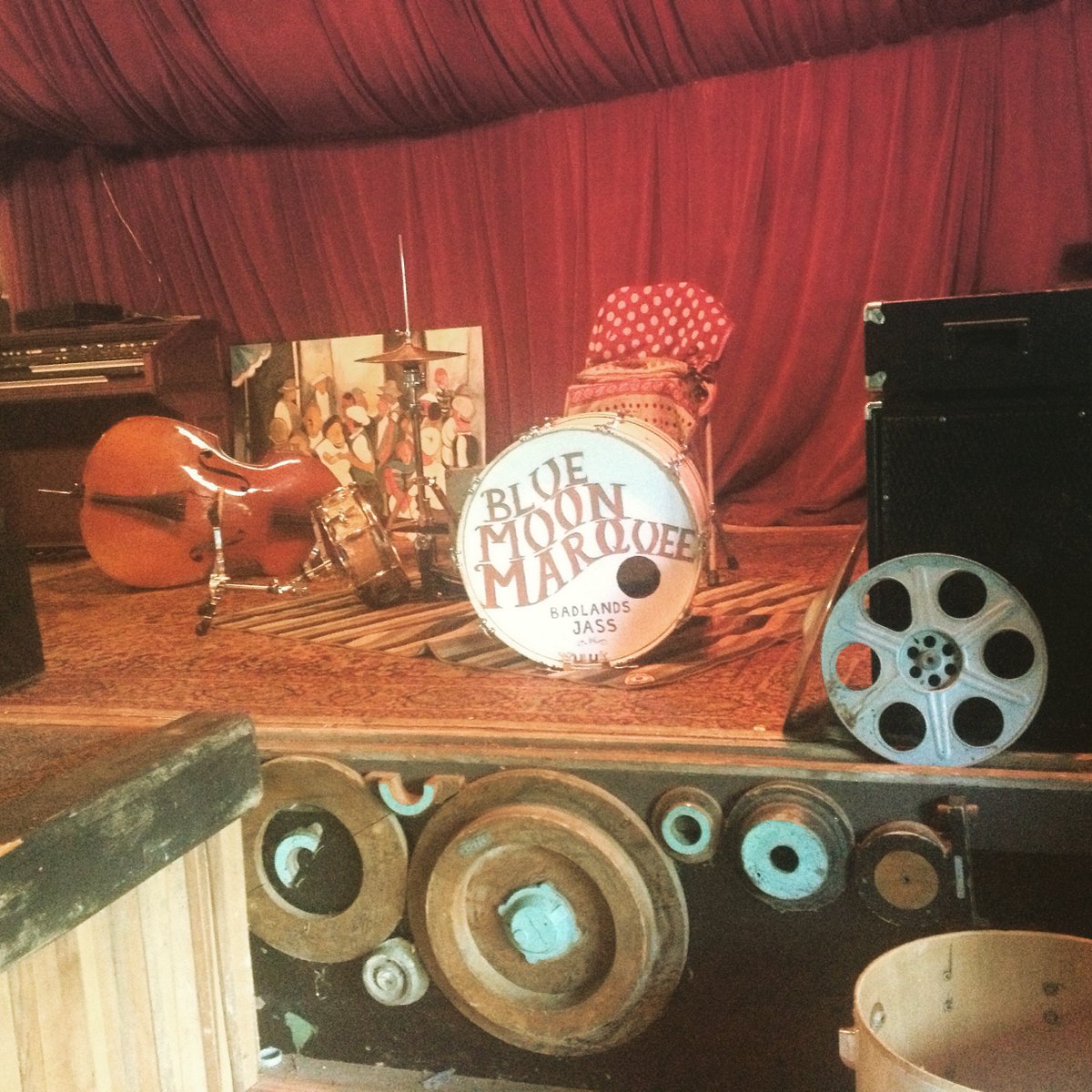 Filming our pitch video for Trickster Coyote now!