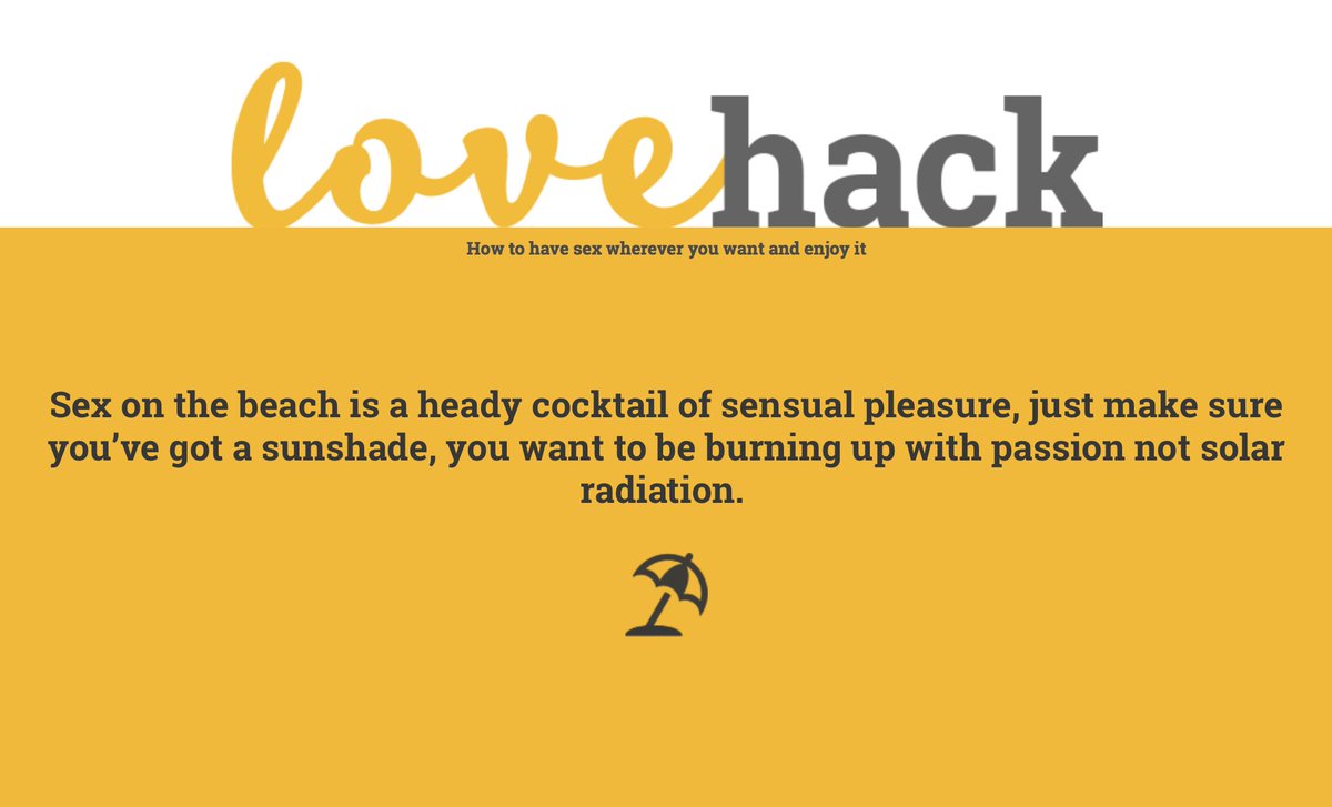 Spring_Condoms's tweet image. How to have sex wherever you want and enjoy it.
#springcondoms #lovehack
springcondoms.com/#lovehack