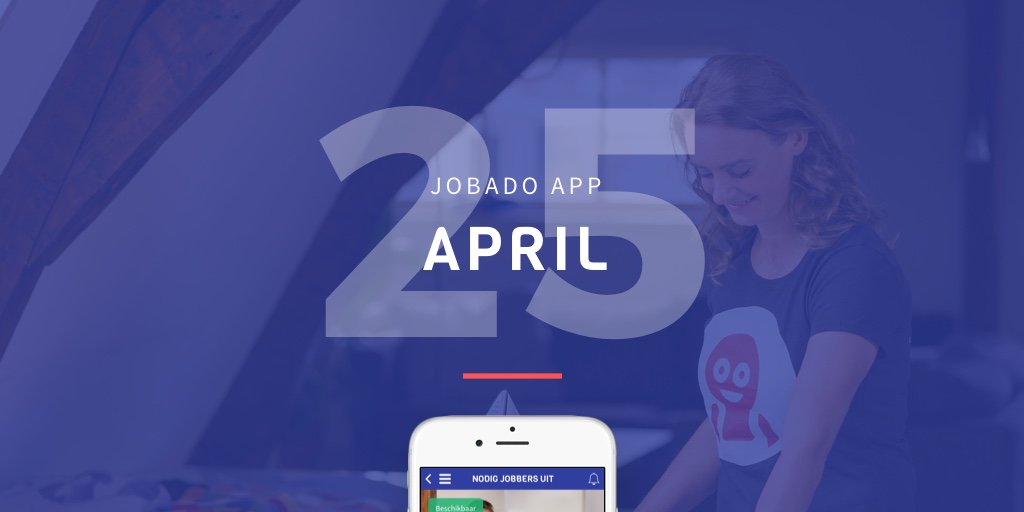 Nog drie nachtjes slapen! Real time zien wie er beschikbaar is, chat direct, volg alles real time! <a href="/JobadoCommunity/">Jobado.nl</a>