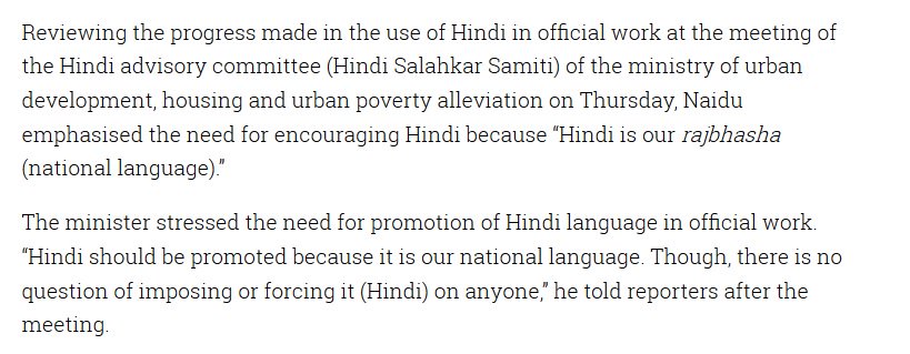 Union Minister says this about promotion of Hindi, calls it national language while its not livemint.com/Politics/Op3TZ…