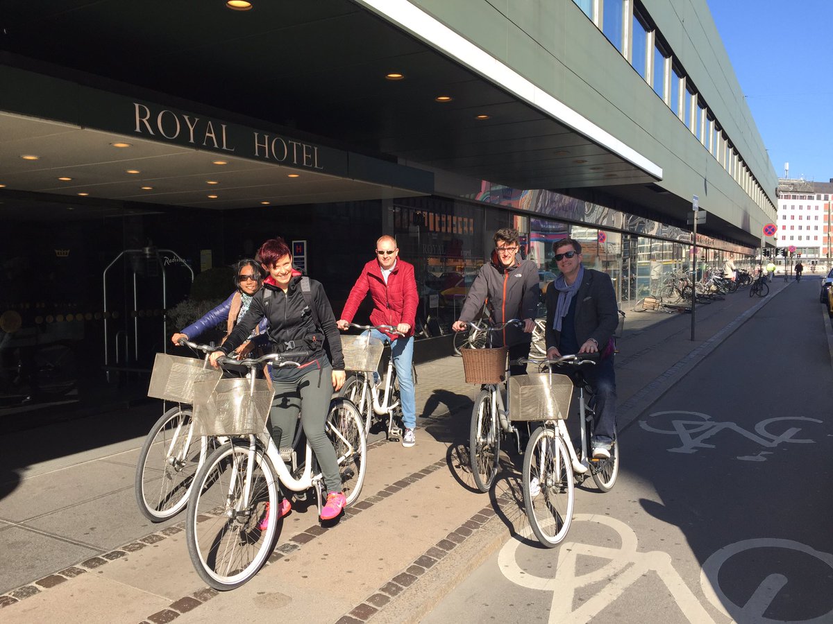 thisisnode's tweet image. Start of our tour of Copenhagen on bike