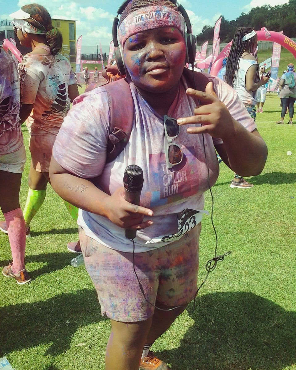 kingkhethiwe's tweet image. #ColorRun #ColorRunSoweto
