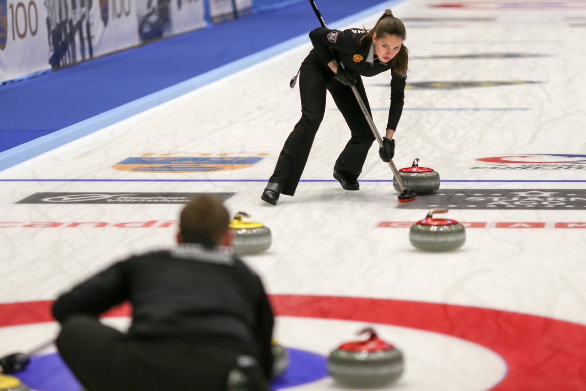 RESULTS: #wmdcc2016 1/8 Finals Session 1 - NZL 2-12 CAN | EST 8-7 NOR | USA 7-2 AUT | RUS 10-2 SVK #curling