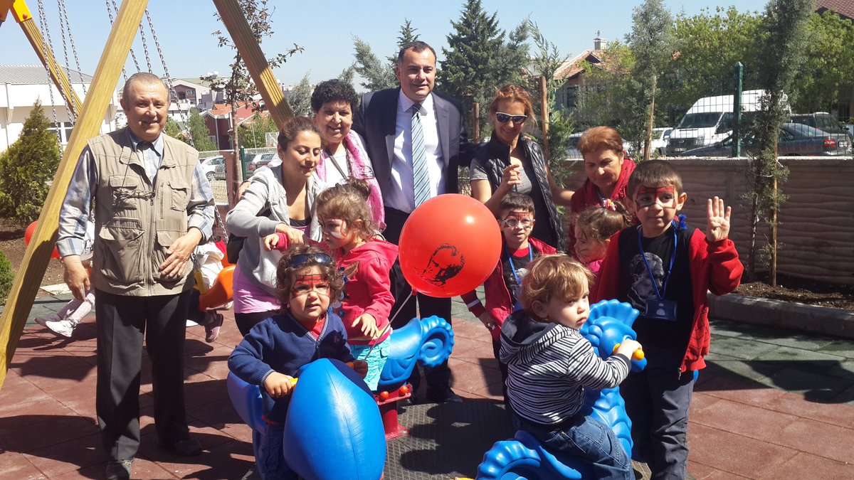 Bu güzel Kreş, çocuklarımıza Belediyemizden 23 Nisan armağanıdır. Kutlu olsun. <a href="/cankayabelediye/">Çankaya Belediyesi</a> <a href="/AlperTasdelen06/">Alper Taşdelen</a>