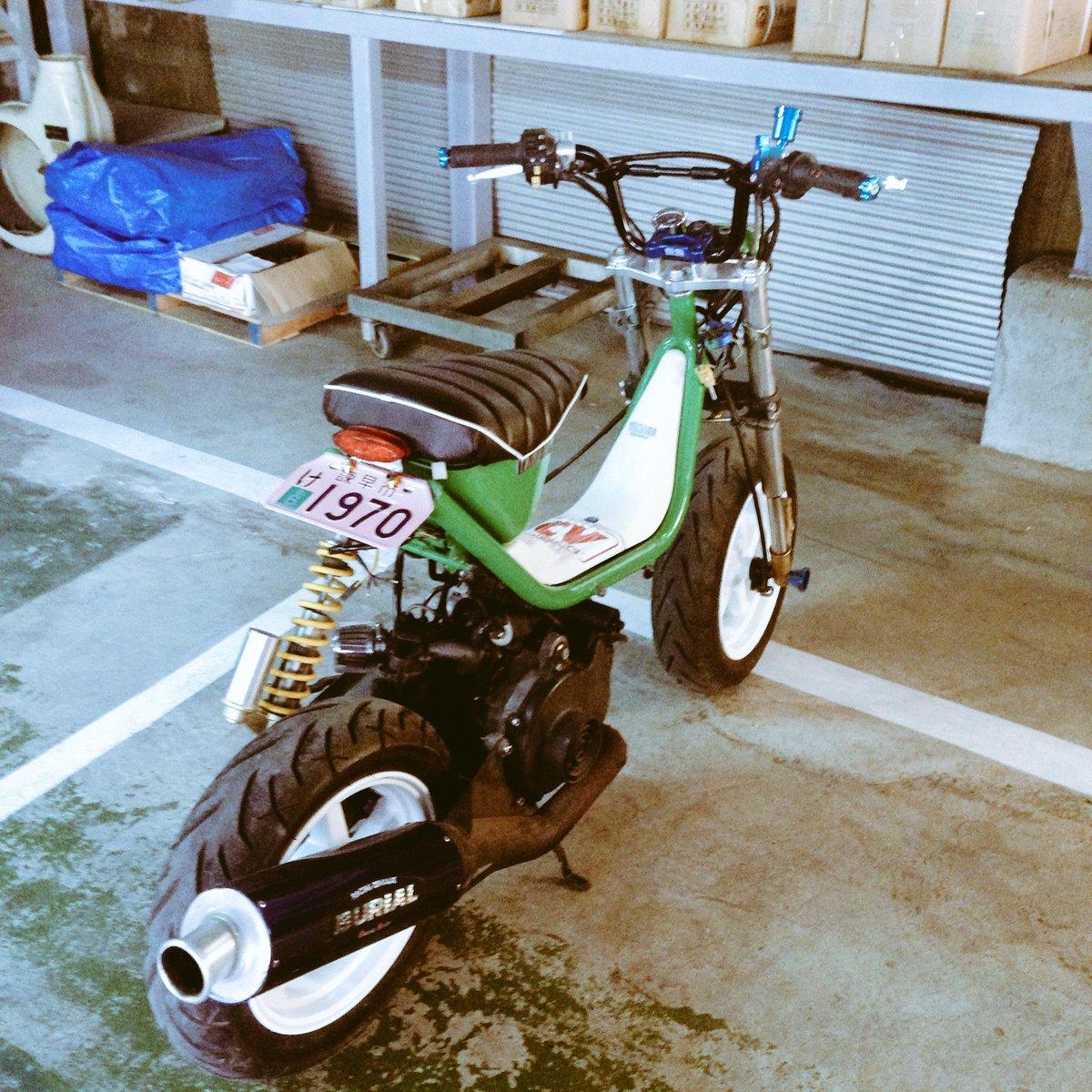 とりあえず仕上がった。 ヤマハマリック。次はモトコンポの準備。