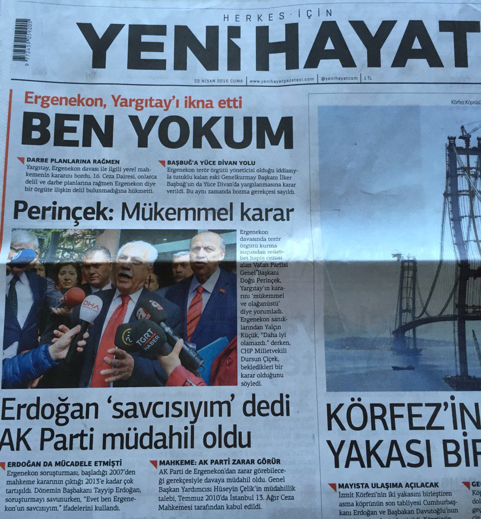 Bu manşeti unutmayın; hukuk, adalet, demokrasi, ifade özgürlüğü diye konuşurlarsa hatırlatırsınız-2