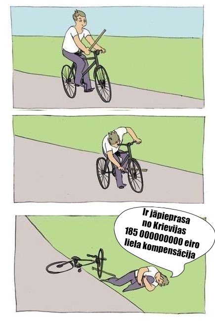 nilsusakovs's tweet photo. Par 185 000 000 000 € kompensāciju. https://t.co/ETp2cSp41h