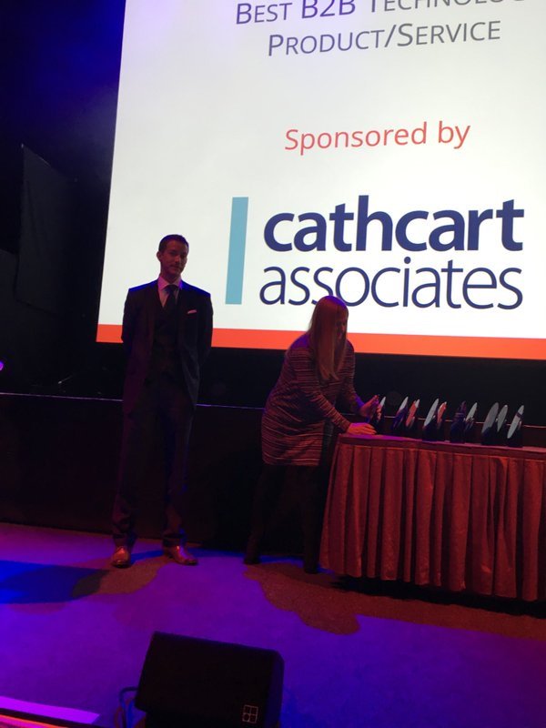 CathcartRecruit's tweet photo. A great night at #digitaltech2016 well done to @ZonalUK for winning our award. More details: https://t.co/x3Il2lN0Wl https://t.co/trTKyRGWvR