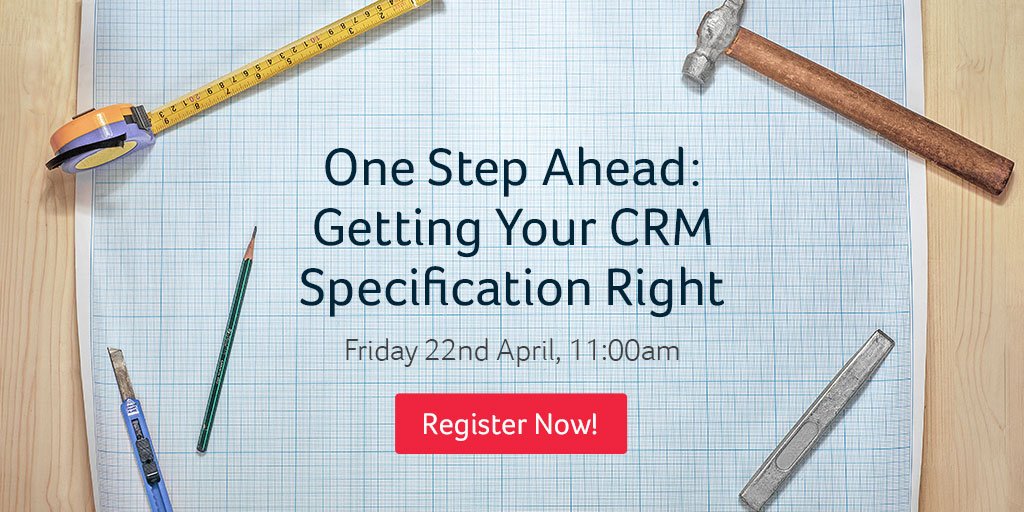 BillyRedspire's tweet photo. CRM Specification Webinar in 30 minutes. Sign up now! #CRM #Webinar #CRMWebinar https://t.co/piXqxF2aAz https://t.co/ezWPPAAGCq