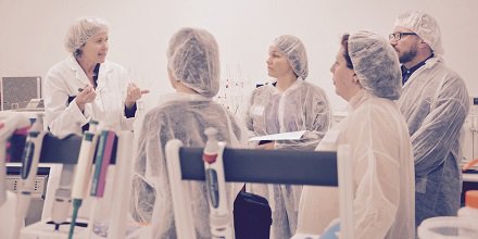 The Alban Muller International's partners on a visit to the #factory at #Chartres bit.ly/213kEO4