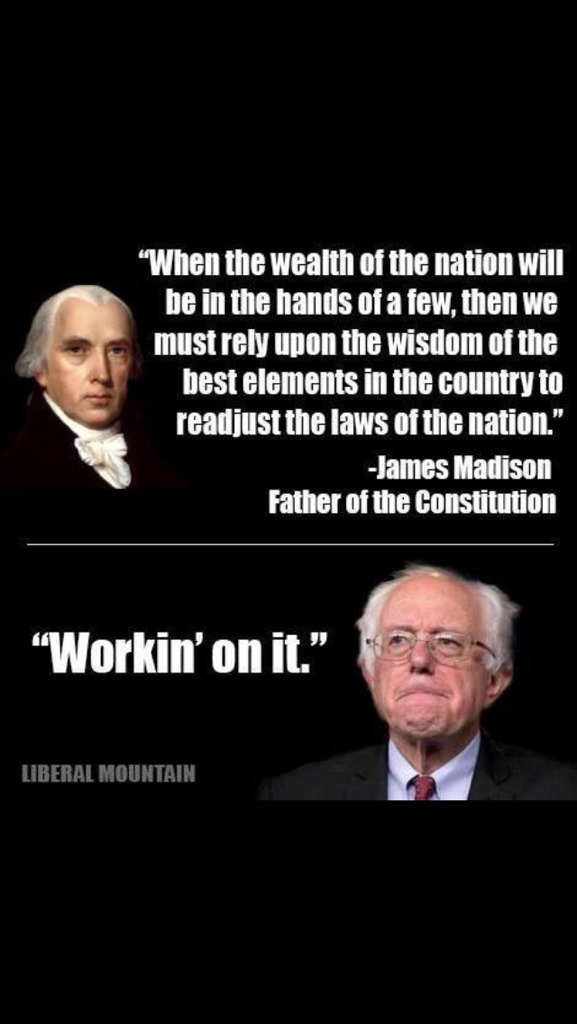 robereid's tweet photo. #EvenBackThen .@MAlib4eva James Madison knew that concentrated wealth was #NotAGoodFit for America .@robereid https://t.co/pCxXctMyTW