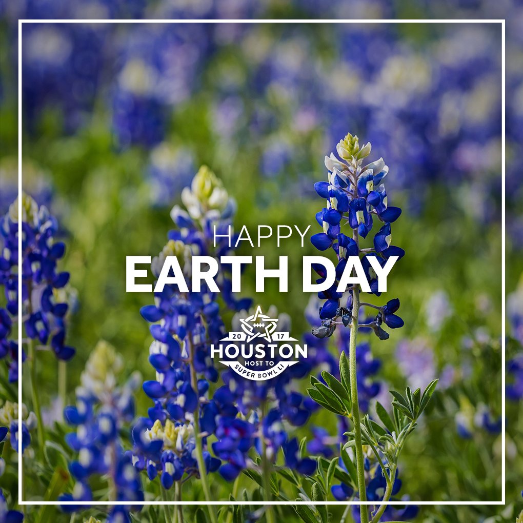 HouSuperBowl's tweet image. Celebrate #EarthDay, the Texas way. #HouSuperBowl #HTX
