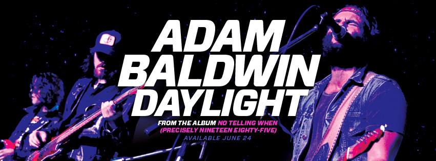 SonicEntGroup's tweet photo. New single - DAYLIGHT - from @AdamaBaldwin! Listen here: https://t.co/pyUIb04zbz #newmusicfriday https://t.co/ejD7itEBY6