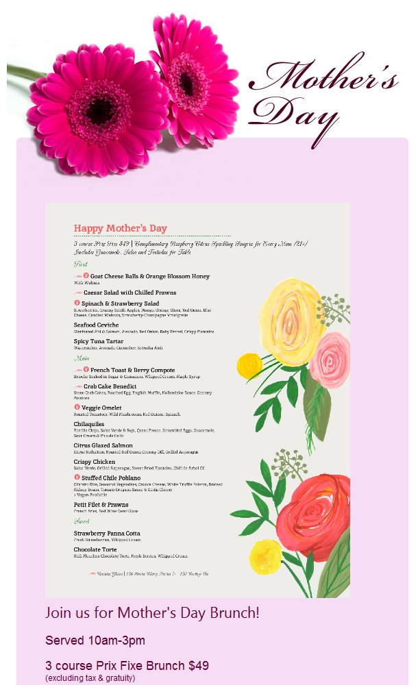 PalacioLG's tweet photo. Mother's Day at Palacio https://t.co/hfXb0RtQQT https://t.co/2cwGG1G7cp