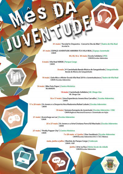 Municipio_VR's tweet photo. MÊS DA JUVENTUDE 2016 | https://t.co/ntjmdabVzo