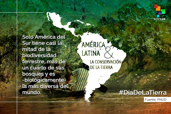 teleSURtv's tweet photo. #DíaDeLaTierra | ¡Todos unidos por la #Pachamama! https://t.co/5Ee2Ke5onE https://t.co/XRuf23sfV5
