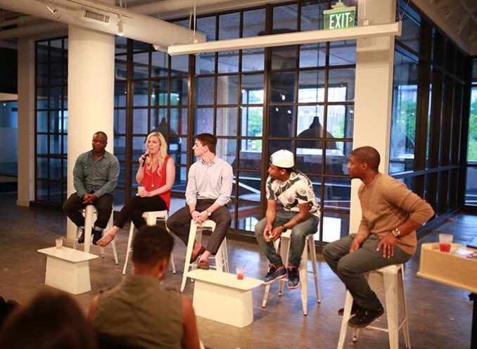 HiveATL's tweet photo. Had a blast w/ new friends @ last night's #IntelligentlyCool Panel Series. Look out for new projects w/ them! https://t.co/WIbAVafmnb