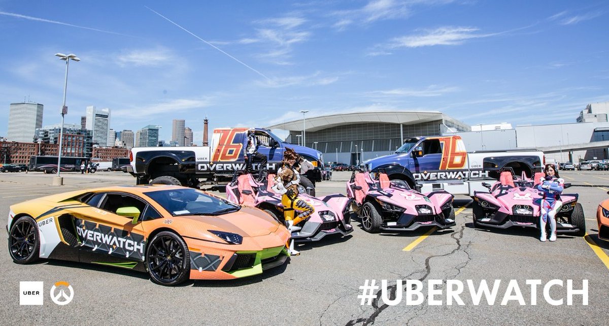 PlayOverwatch's tweet photo. The cavalry has arrived! Catch a ride fit for a hero with @Uber_BOS at #PAXEast!
π±π β https://t.co/EMr0X7rKOH https://t.co/6TKFG5kg69