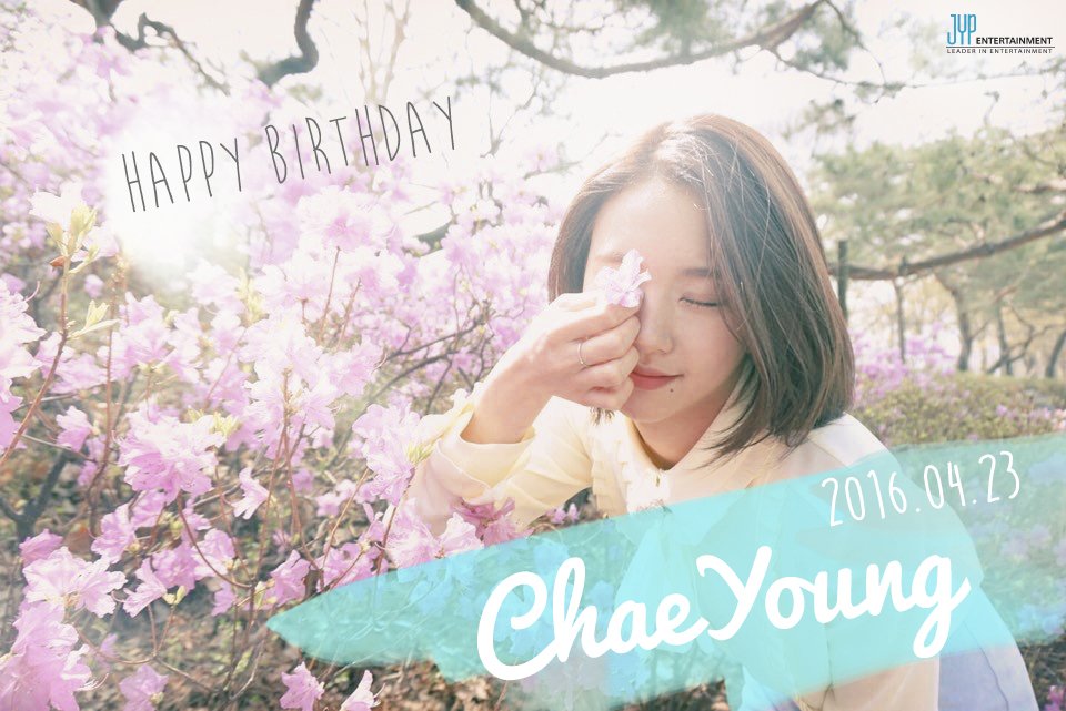 jypnation's tweet photo. HAPPY BIRTHDAY CHAEYOUNG 
#HappyChaeyoungDay https://t.co/oZTExVRJ0T