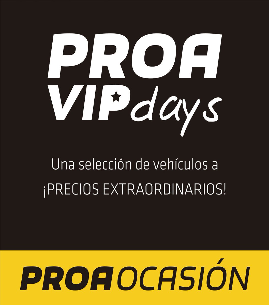 Proa Ocasión tweet media