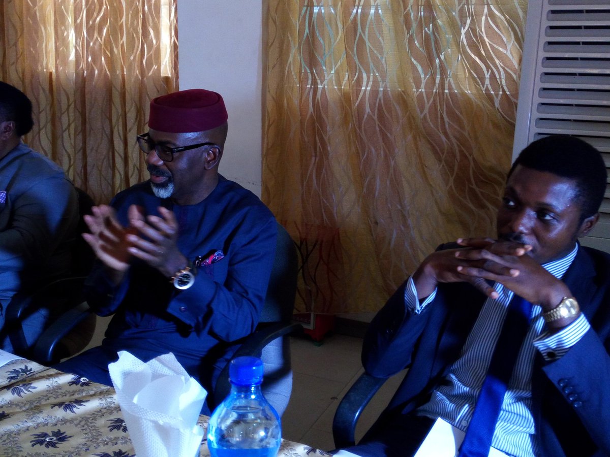 KebeIkpi's tweet photo. HE @LiyelImoke clapping for a participant at the @TBLFoundation #2016GET investors forum https://t.co/eYACusPWef