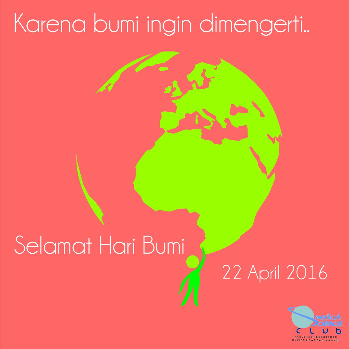 MSC_FKUGM's tweet photo. Bumi, sang ibu pertiwi sebenarnya. Ibarat wanita, ibu pertiwi kita ini pun ingin dimengerti. #HariKartini #HariBumi https://t.co/RwJxOQxkll