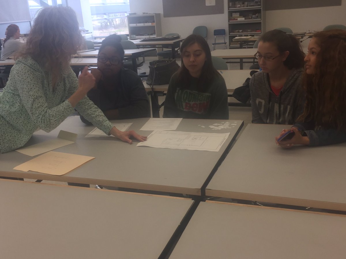 Interior Des. class starting a Charrette at COD interior design school for a River N. Condo lobby <a href="/idCOD/">idCOD</a> <a href="/MeteaCTE/">Metea CTE</a>