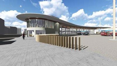 Work begins on city’s stylish new bus station bit.ly/1SgIfbV