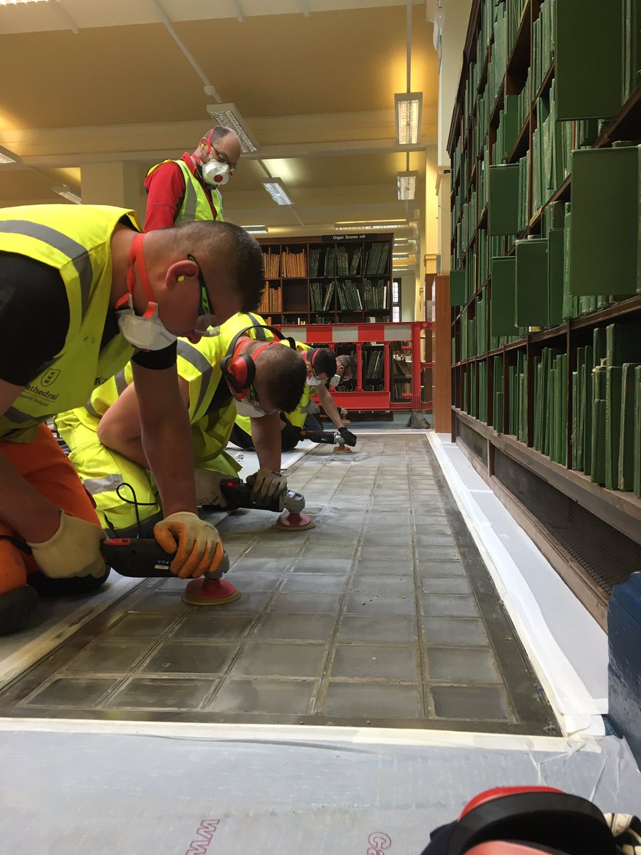 BRSGlassCare's tweet photo. Remove the scratches, bring back the lustre! Our kits being used on a 200 year old Hayward floor! #centrallibrary https://t.co/SHGWDapOX6