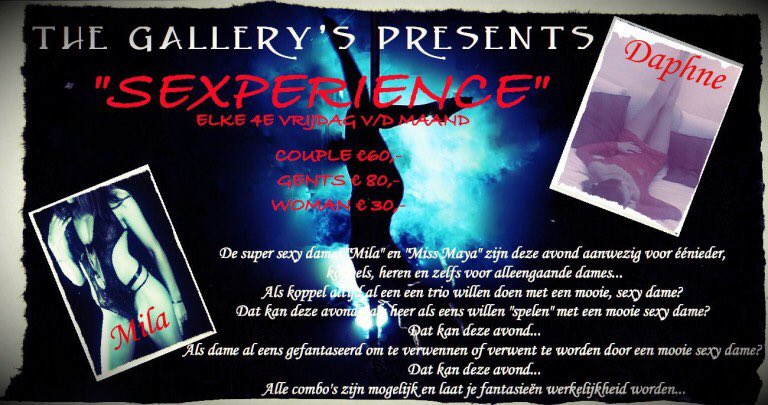the_gallerys's tweet photo. Uniek in de swingerswereld!!! Deze dames zijn er voor jullie! V-v, V-v-m, m-m-v het kan allemaal https://t.co/wgcXzjeJB2
