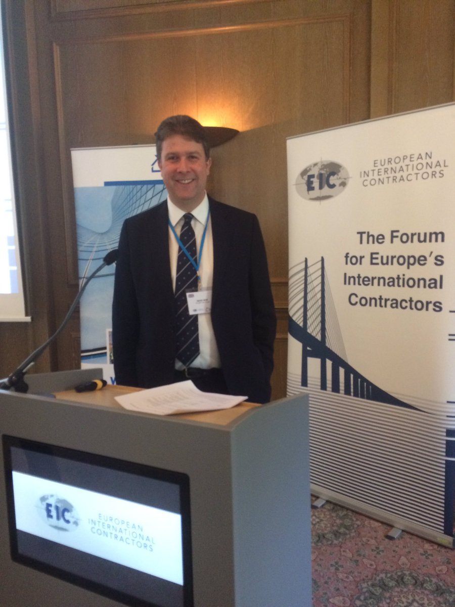 BIMgcs's tweet photo. We are flying the UK and EU BIM Flag at the forum for Europe's International Contractors https://t.co/tgwEzE64t5