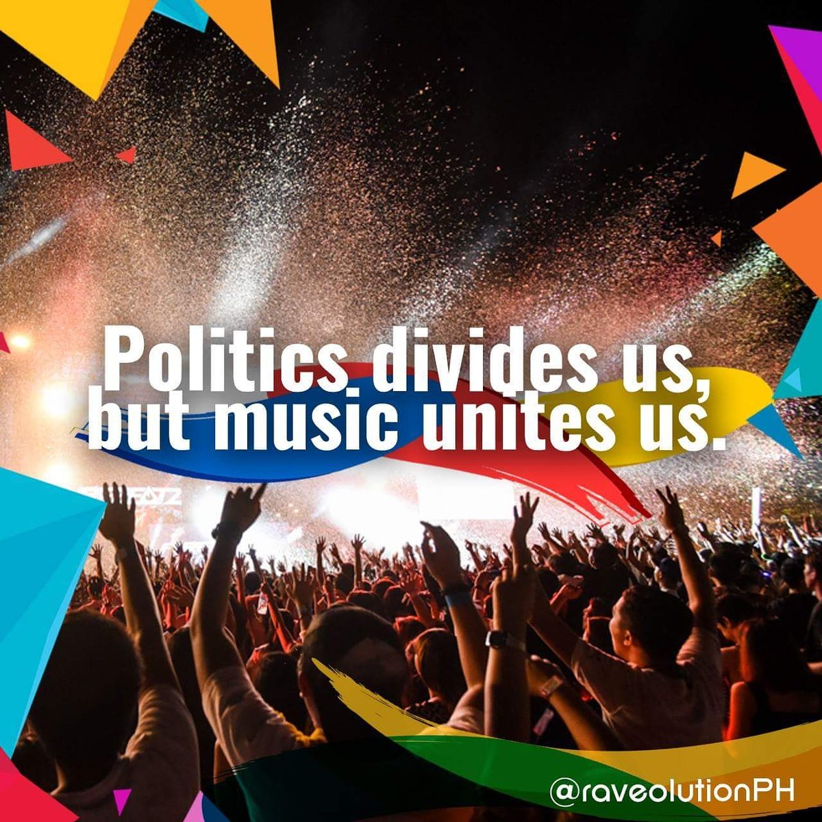 Raveolutionph's tweet image. I'm a Filipino and I believe in #PLUR #UniteInColor #raveolution #halalan2016
