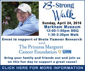 MarkhamToday's tweet photo. Hey #Markham Come out to the 5th Annual #BStrong Walk - In Support of Brain Tumor Research
https://t.co/cEAuAv7TQN https://t.co/9HIUuXp4WH
