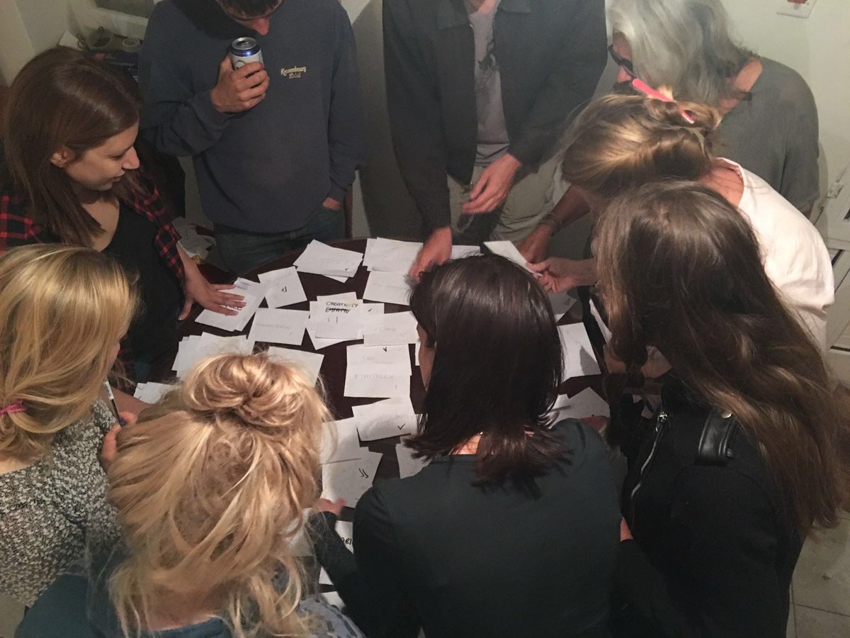 #BDFM brainstorming to come up with team #values. #Dignity #Compassion #Perseverance #Creativity #Evolutionary