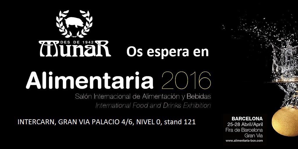 Serem a #Alimentaria2016 Vos hi esperam!