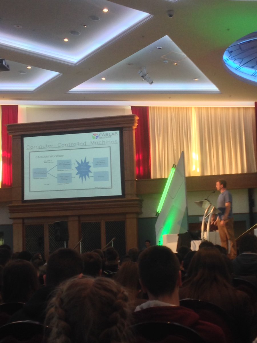 RobAFerguson's tweet photo. @fablab great to hear the story - @TitanicBelfast #BelTech2016 https://t.co/nSeLKbN4xd