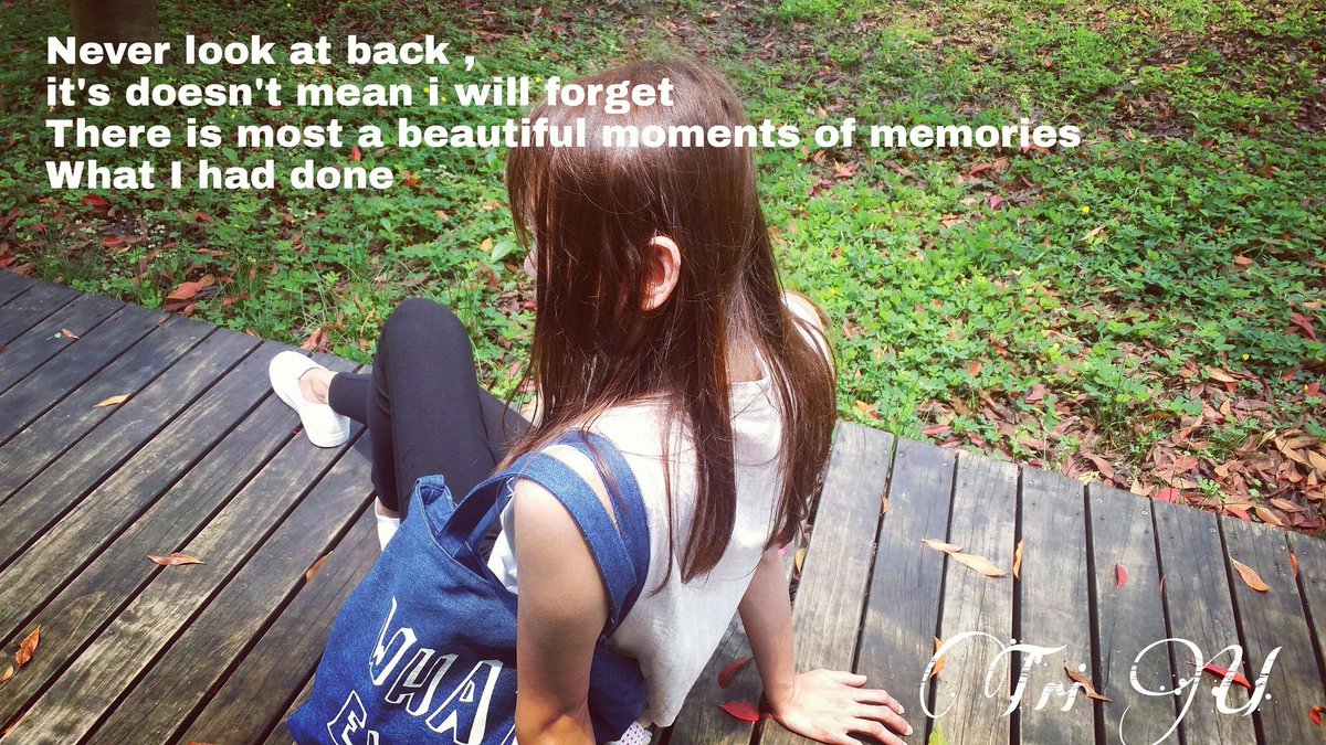 Firlysalsa's tweet photo. Never look at back
It's doesn't mean i will forget
There is most a beautiful moments of memories
What I had done https://t.co/LTAkRBHa4E