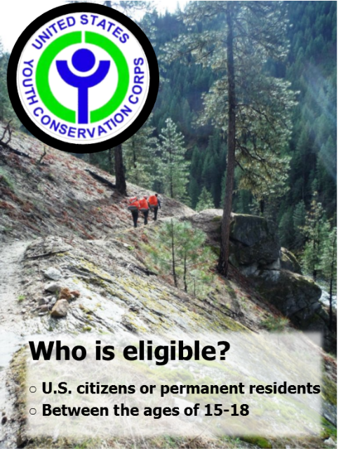 forestservice's tweet photo. New Youth Conservation Corps jobs posted online today! Find your summer adventure at https://t.co/EM8iuSymo7 https://t.co/VrzqakIfGA