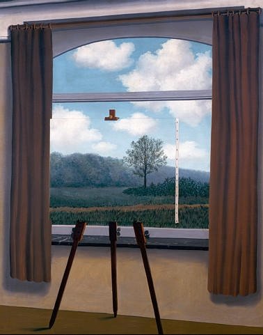 todayisartday's tweet image. #RenéMagritte plays with our mind in this &quot;painting within a painting&quot; called &apos;The Human Condition&apos;. #WindowWeek