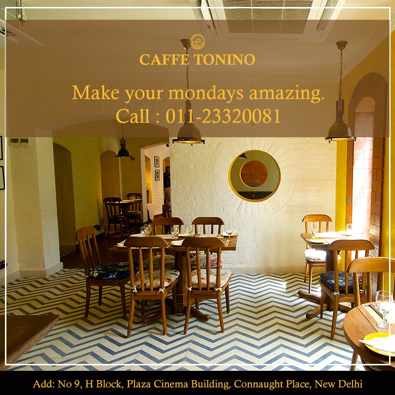 CaffeToninoCP's tweet photo. Still hungover?
Call 011-23320081 to order your #favourite food to cure it. 
#ItalianRestaurant https://t.co/keZrdjUu3O