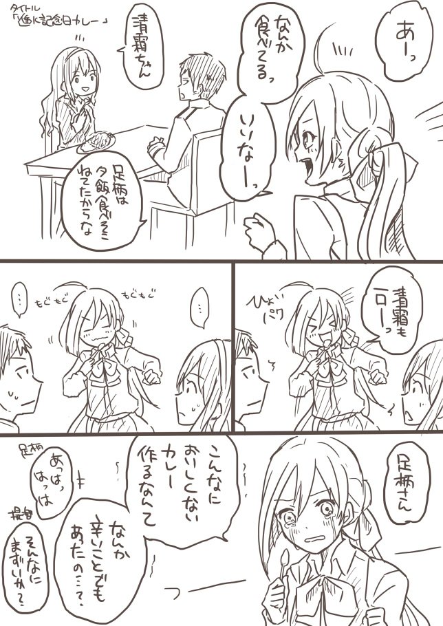 足柄さんの進水日記念に提督がカツカレーを作ったようです 