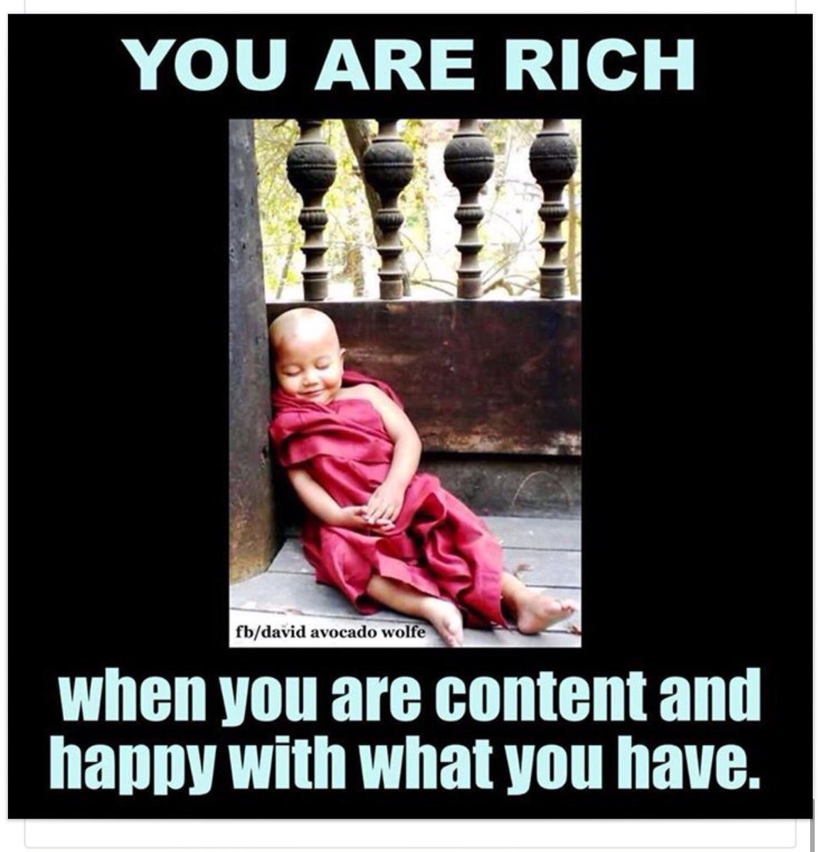 10MillionMiler's tweet photo. You Are Rich When.. @10MillionMiler #quote #inspiration #wealth #rich via FB/DavidAvocadoWolfe https://t.co/vPx8ImUZgY
