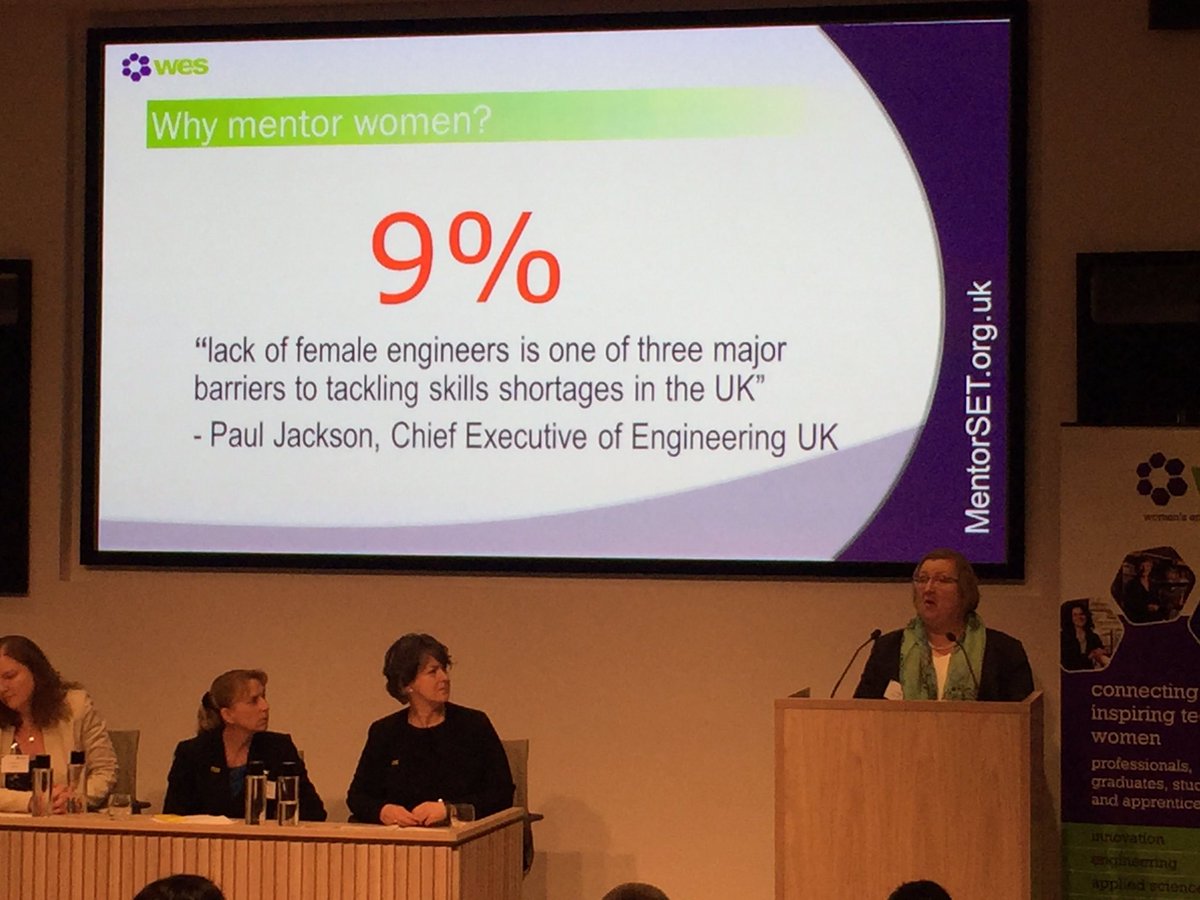 4charlottelarge's tweet photo. We are still only represent 9% of the engineering workforce. Need positive action. @WES1919 @thewisecampaign https://t.co/F0gtSyCkFT
