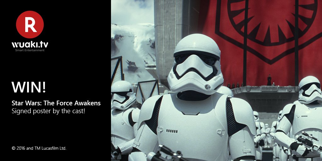 Win a #StarWars #TheForceAwakens signed poster! Share your favourite moment of the film using #WuakiWin