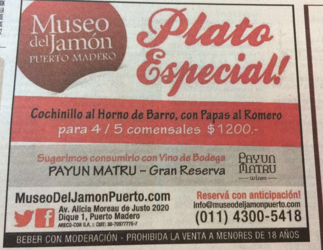PayunMatruSA's tweet photo. Los esperamos en el @museodejamon  de Puerto Madero. https://t.co/spSQbbwLtt