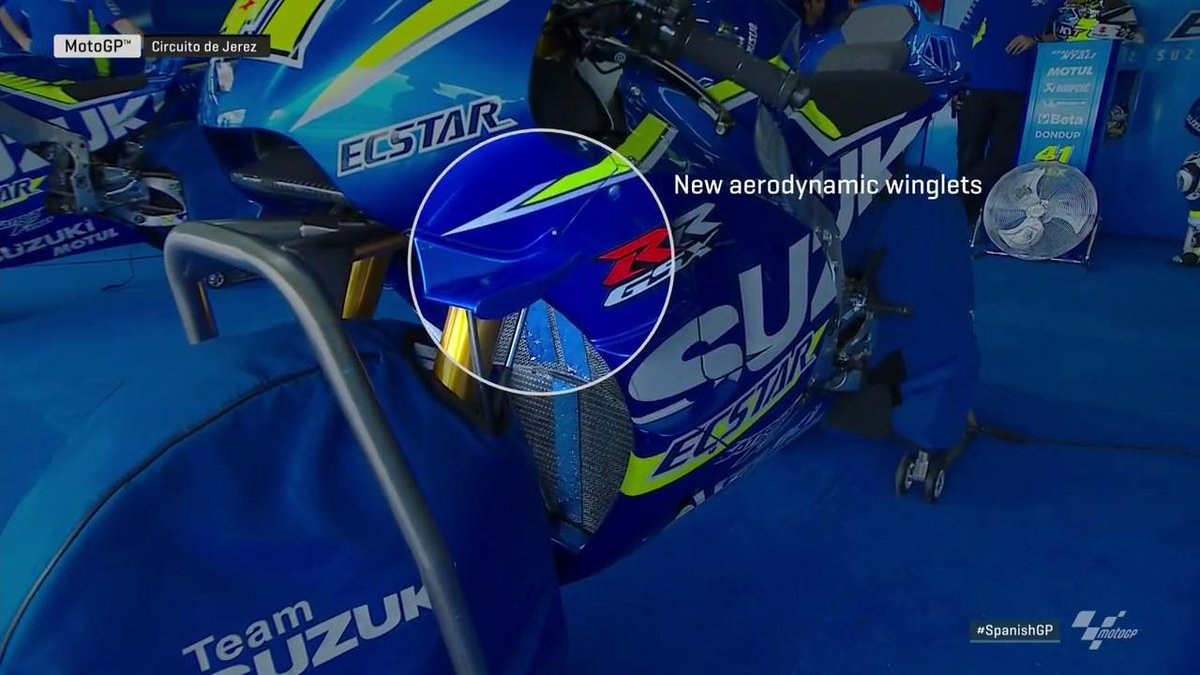 Motogp Some Pretty Major Wingletwatch Revelations Ahead Of Motogp Fp2 In The Suzuki Garage Six Wings T Co Hwtkfqflbz Twitter