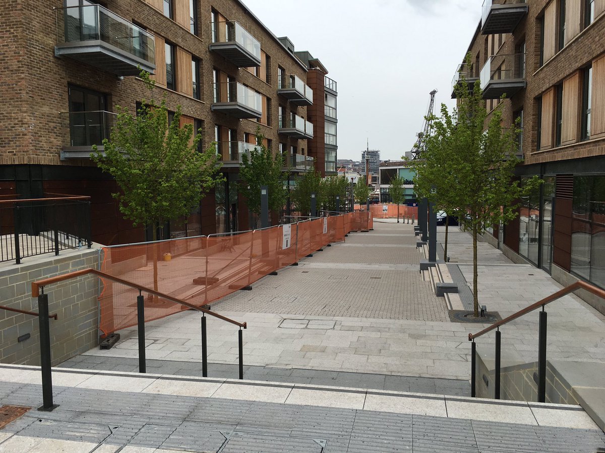 WappingWharf1's tweet photo. Gaol Ferry Steps, Now Open! #WappingWharf #bristol #harbourside https://t.co/PEeZwziepM
