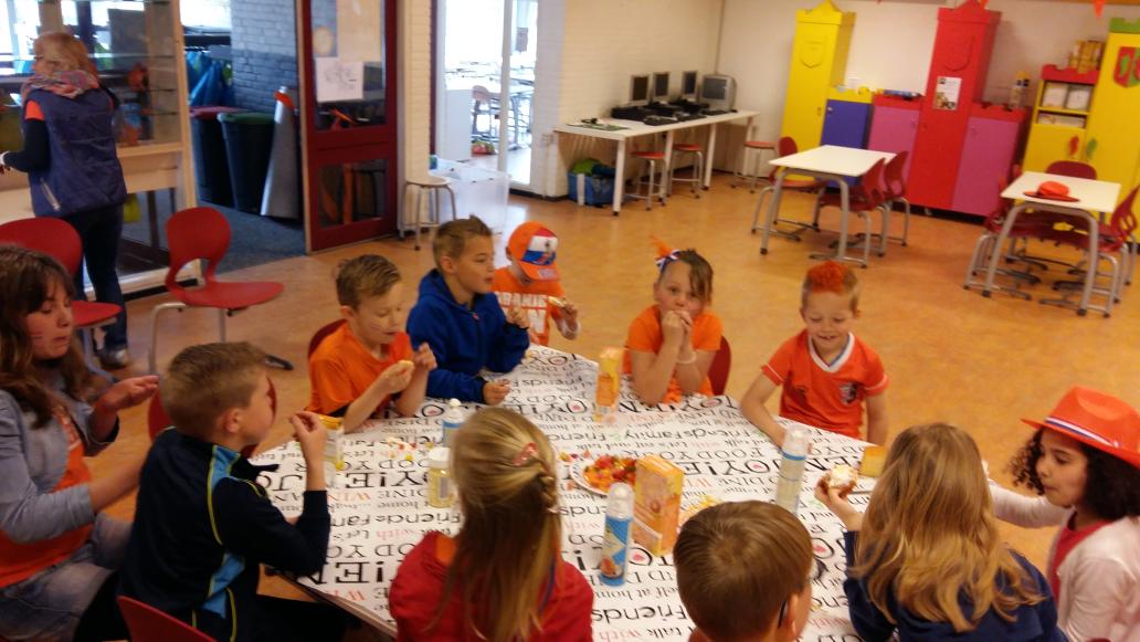 De #koningsspelen waren erg geslaagd! Nu is het tijd voor vakantie!