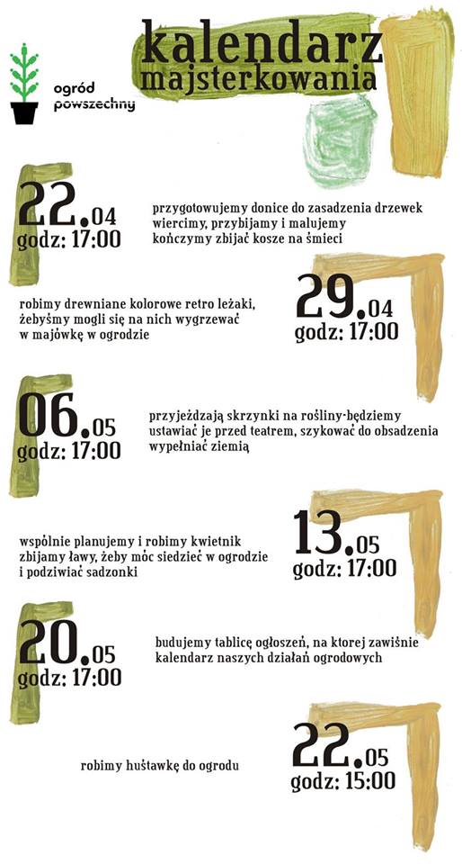 TeatrPowszechny's tweet photo. #OgródPowszechny #budujemy #wiercimy #malujemy #sadzimy #wielkieotwarcie 22 maja #SPOTKAJMYSIĘ https://t.co/hiGBOxMe0j