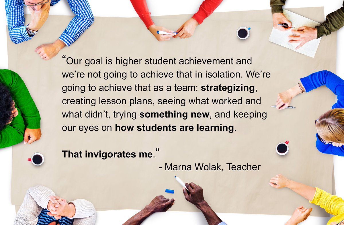 MindShiftKQED's tweet photo. Teachers no longer work in isolation and many find it invigorating. #edchat #teaching https://t.co/vv6WPvt3kC